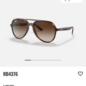 Ray-Ban Tortoise Shell Sunglasses with Gradient Lenses. Women’s or Men’s.